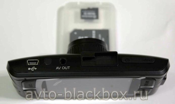 Подключение кабелей USB и AV OUT на верхней панели корпуса
