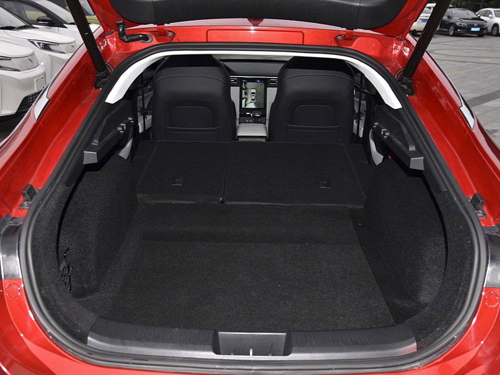 The format of the rear seats allows with nominal seating